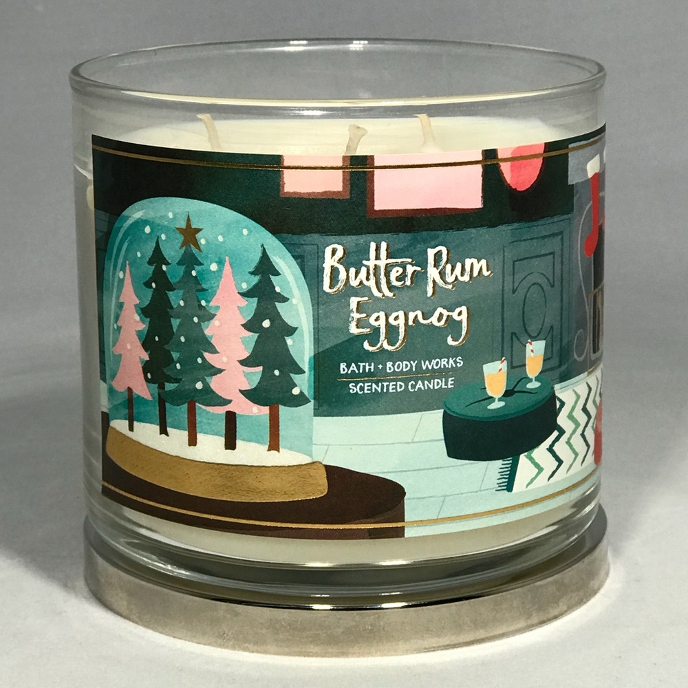 Scented Candle ButterRum Eggnog